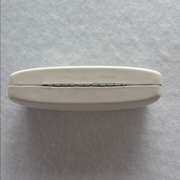 NWOT Juicy Couture White Sunglasses Glasses Case Pink Lining Quiet Luxury - Picture 2 of 4